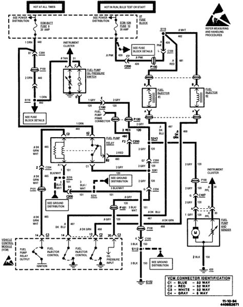 Fuel Pump Wiring Diagram For 2000 Chevy S10 1998 Chevy S10 Fuel Pump Wiring Diagram I Have A 87