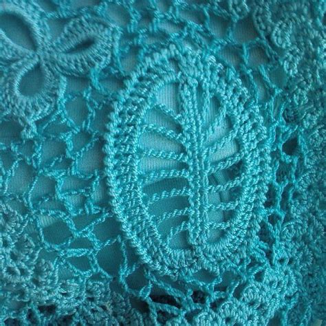 Filigranes Blatt H Keln Crochet Lace Leaf Irish Lace Irish Crochet