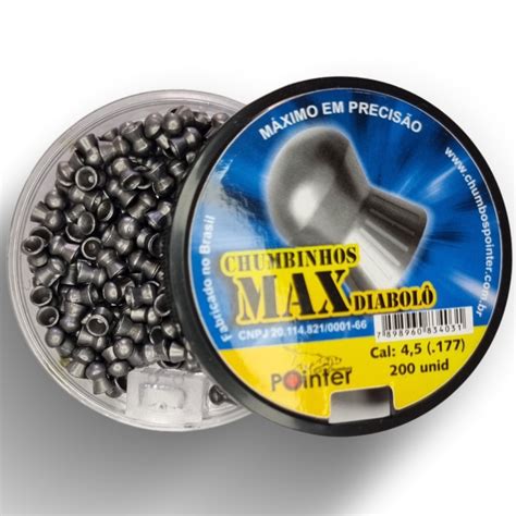 Kit 2 cx Chumbinhos Max Diabolô 4 5 mm 400 unidades Shopee Brasil