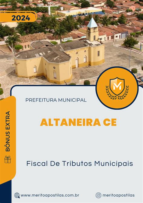 Apostila Fiscal De Tributos Municipais Prefeitura De Altaneira Ce