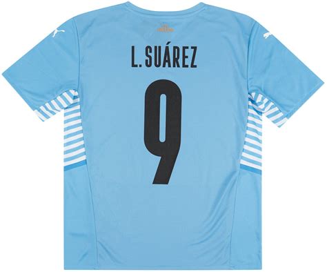 Uruguay Home Shirt L Su Rez