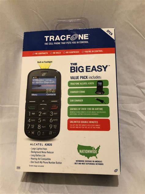 Yahoo Tracfone Alcatel A G Cell Phone The