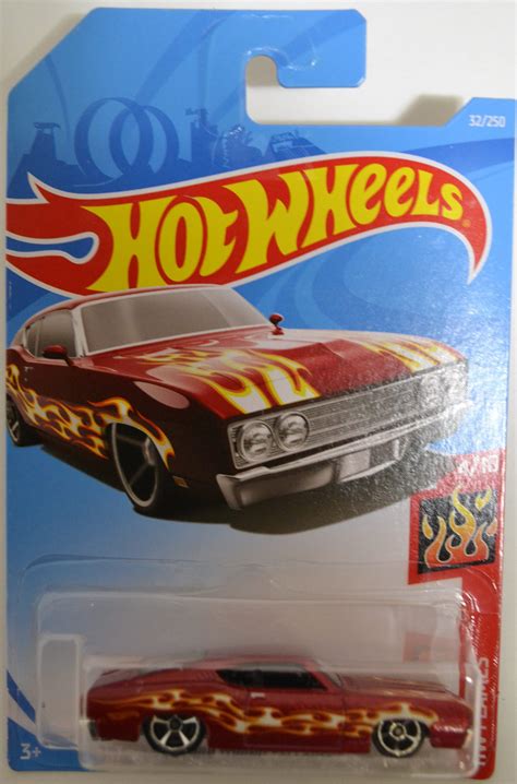 Hot Wheels Hw Flames Ford Torino Talladega Red