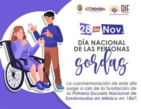 D A Nacional De Las Personas Sordas Dif C Rdoba