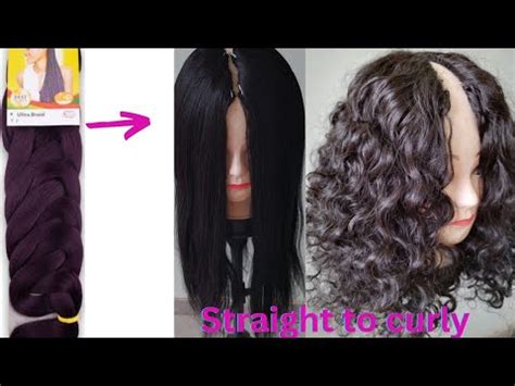 How To Curl Synthetic Wig With Hot Water Two Different Methed Of