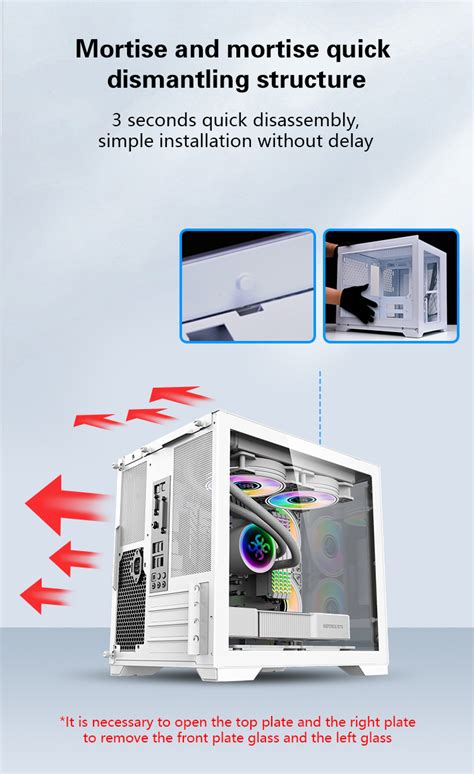 Atx/micro-atx Pc Case Pc Gaming Rgb Fan Computer Case & Pc Towers Atx ...