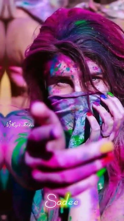 Balam Pichkari Jo Tune Mujhe Mari 💙🖤💜💙💚💛🧡happy Holi Status Song 😍