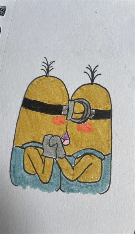 Minions Kissing By Cumlordsucker On Deviantart