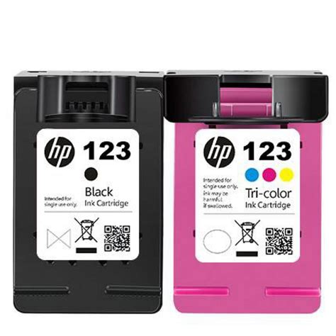 HP 123 Tri Color Original Ink Cartridge Accent Distribution