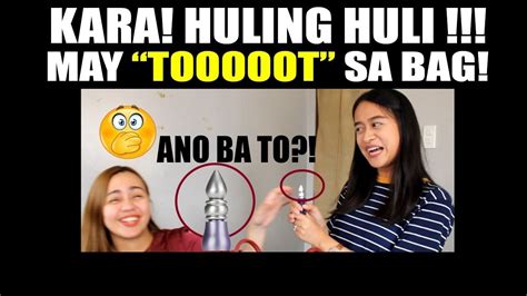 Nagulat Ako Sa Nakita Ko Sa Bag Ni Kara Hahahahah Youtube