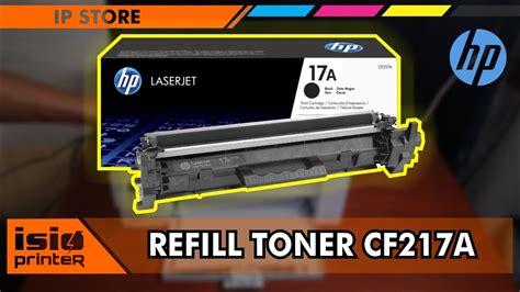 REFILL TONER CF 217A PRINTER HP LASERJET PRO M120a M102w MFP M130a