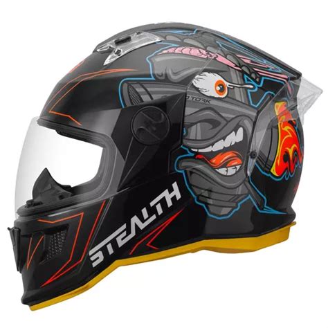 Casco De Moto Deportiva Integral Cerrado Tork Stealth Carburetor Pro