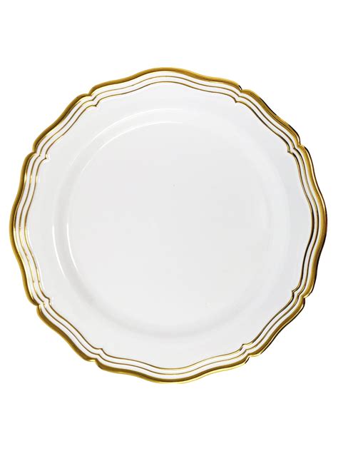 Sale Gold Rimmed Dinner Plates In Stock