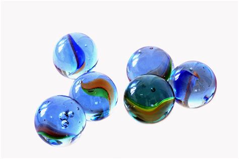 Six Blue Marbles Hd Wallpaper Wallpaper Flare