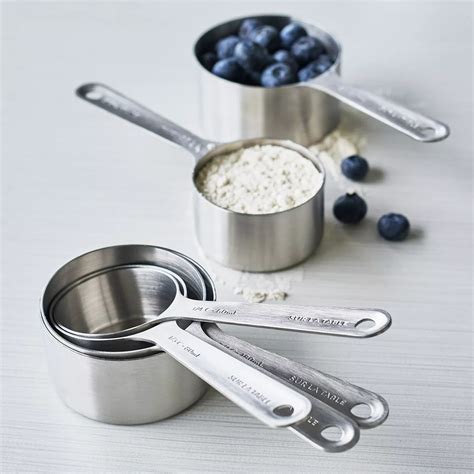 Sur La Table Stainless Steel Measuring Cups Set Of 6 Sur La Table