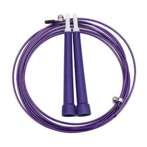 Corde A Sauter Purple Corde Sauter De Vitesse R Glable Fil Acier