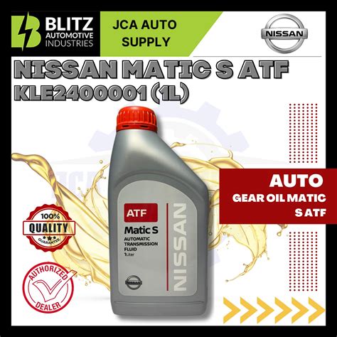 Original Nissan Automatic Transmission Fluid Atf Matic S Blitzcarbon