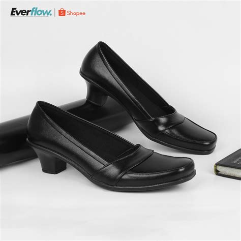 Jual Everflow Vew Sepatu Kerja Wanita Heels Cm Kulit Sintetis