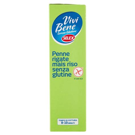 Selex Vivi Bene Senza Glutine Pasta Di Mais E Riso Penne Rigate Senza