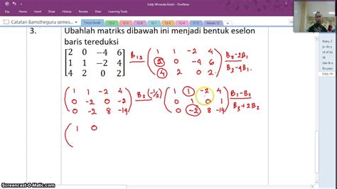 Contoh Soal Eliminasi Gauss Jordan 3x4