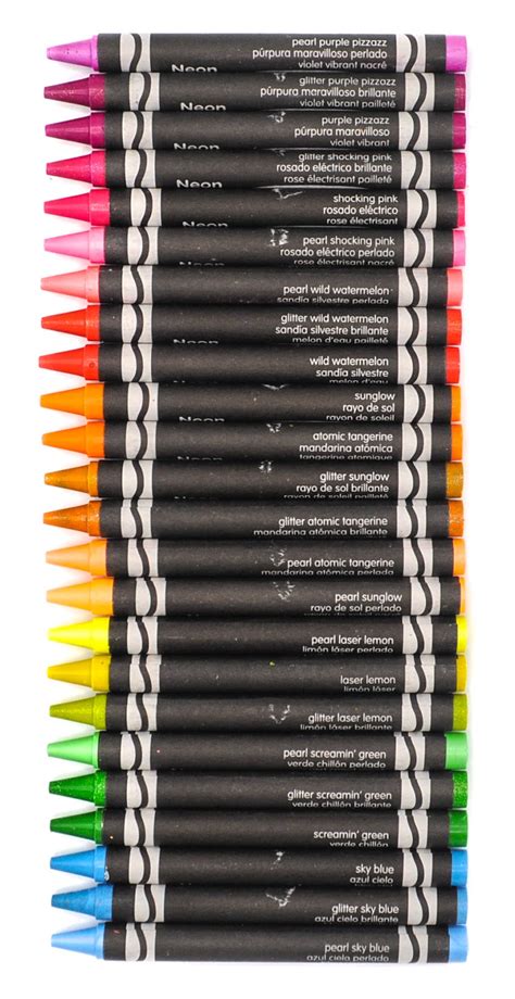 2019 New Crayola Colors Review And 24 Crayons Jennys Crayon Collection