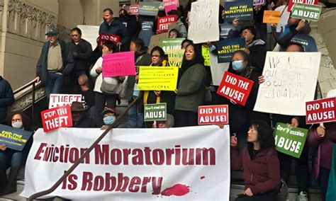 Pro Tenant Groups Landlords Mobilize Over City Eviction Moratorium