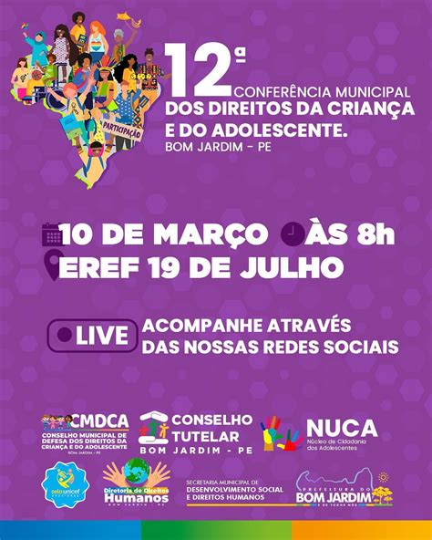 12ª ConferÊncia Municipal Dos Direitos Da CrianÇa E Do Adolescente De