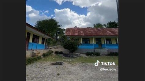 Viral Sekolah Dengan View Terindah Di Indonesia Ada Di Timor Tengah