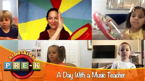 A Day With A Music Teacher Virtual Field Trip Kidvision Pre K Youtube