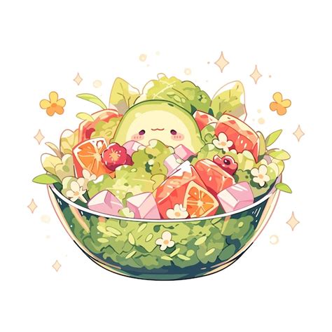 Premium Vector Cute Kawaii Food