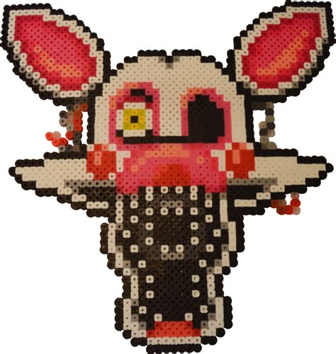 Mangle Pixel Art Grid Pixel Perler Fnaf Bonnie Beads Patterns