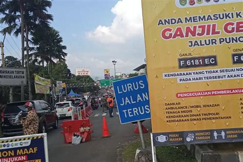 Catat Jelang Kemerdekaan RI Ganjil Genap Di Jalur Puncak Bogor Akan