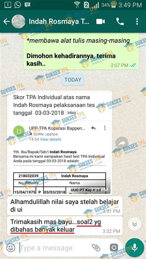 Pelatihan Tpa Ui Online Sukses Tpa