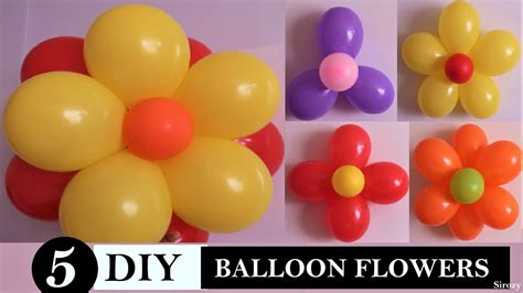 5 Easy DIY Balloon Flowers ANYONE Can Make How To Make Balloon Flower