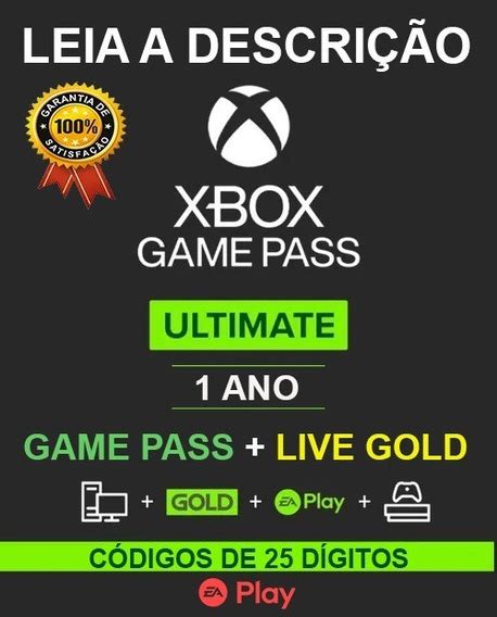 Cartao Game Pass Ultimate Digitos Mercadolivre