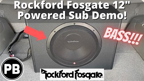 Best Powered Sub On Amazon Rockford Fosgate P Youtube