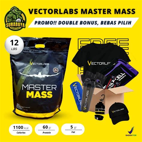 Jual Vectorlabs Master Mass 12 Lbs Protein Gainer 12lbs Penambah Berat