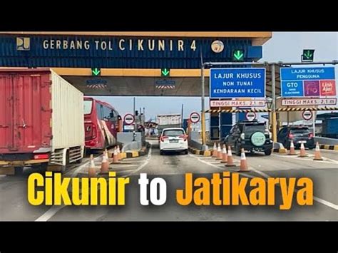 Cikunir Bekasi To Jatikarya Bekasi Via Jakarta Outer Ring Road