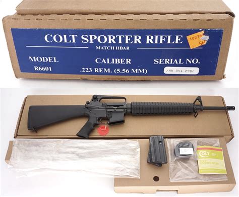 Colt Ar 15 Sporter Match Hbar Semiauto Rifle Cal 223 Pre Ban Mfg 1978