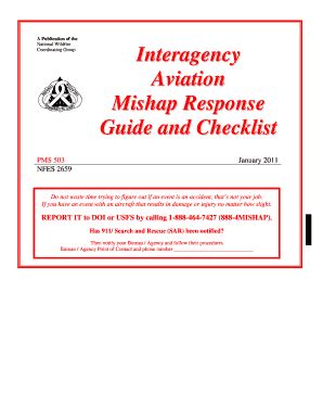 Fillable Online Gacc Nifc Interagency Aviation Mishap Response Guide