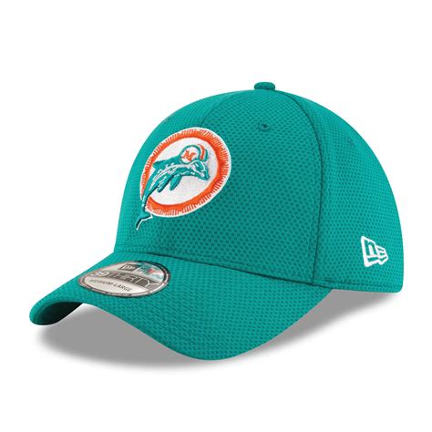 New Era Miami Dolphins Aqua 2016 Classic Sideline Tech 39thirty Flex Hat