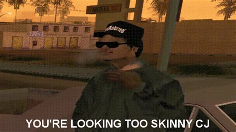 Irti Funny  5268 Tags Gta San Andreas Looking Too Skinny Cj Skeleton