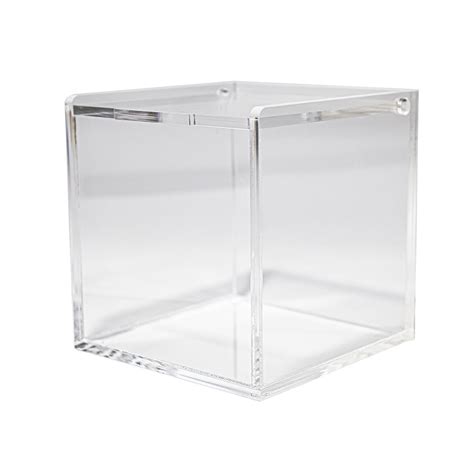 Pote Porta Cápsulas de Café Cubo Acrílico Transparente