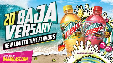 Hard Mtn Dew Debuts New Boozy Baja Blast Flavors