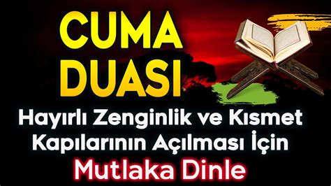 CUMA DUASINI DİNLE En Etkili Dualar YouTube