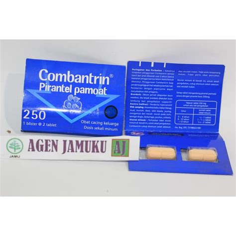 Jual Combantrin Tablet 250 Mg Obat Cacing Tablet Shopee Indonesia