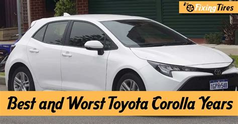 Best and Worst Toyota Corolla Years - [Data Oriented]