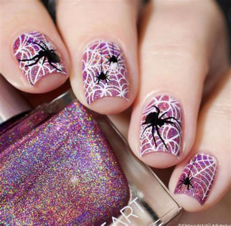 Halloween Spider Nail Art Designs 2019 | Spider Web Nails | Fabulous ...