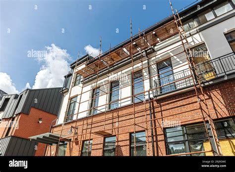 Scaffolding Under Repair Restoration Hi Res Stock Photography And