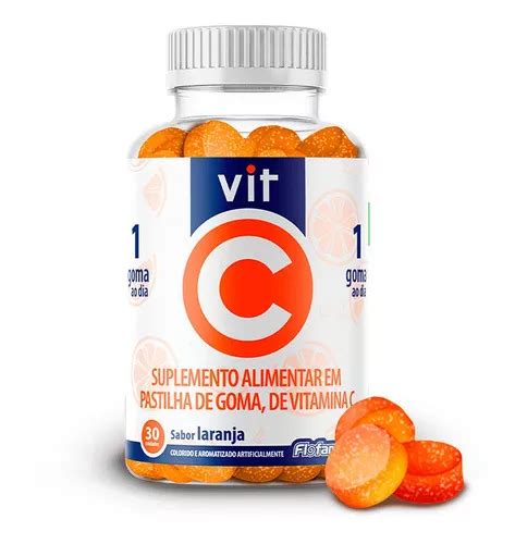 Suplemento En Goma Flofarma Vtamina Vit C Vitamina C Sabor Naranja En